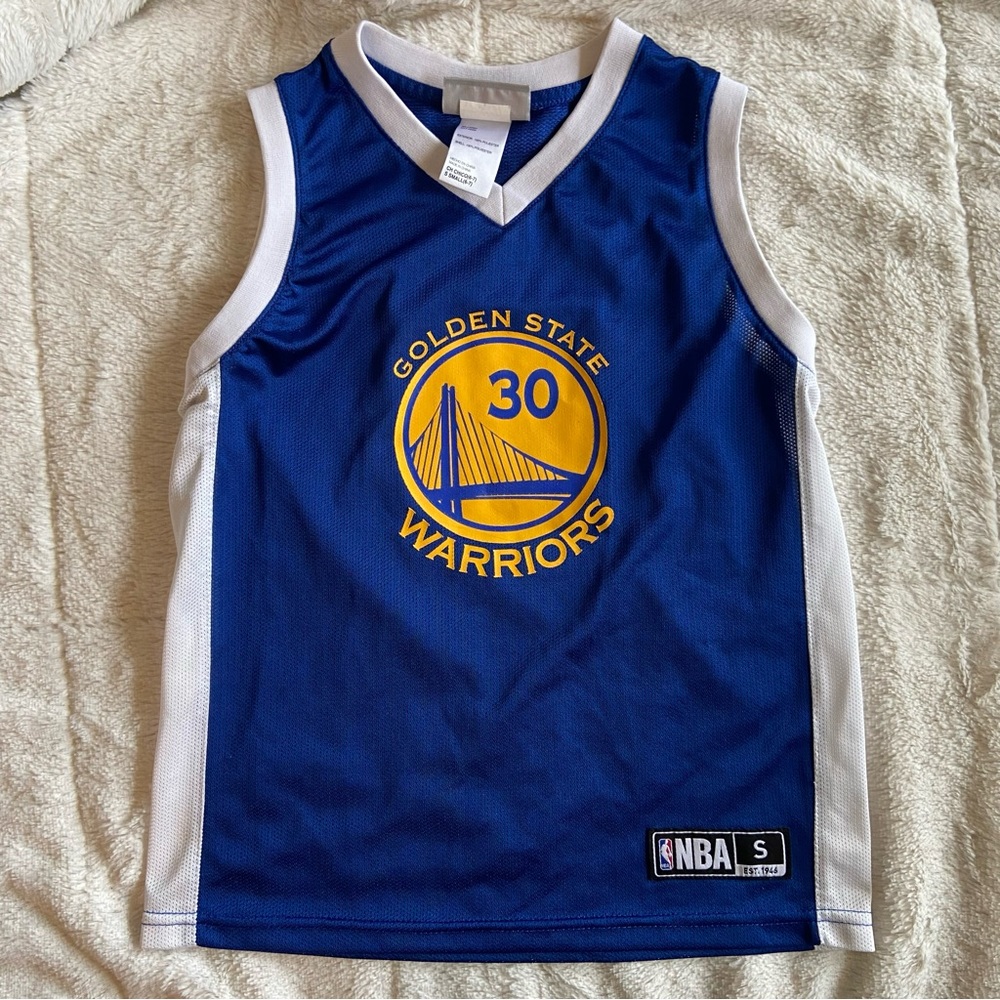 Kids Small (6-7) Stephen Curry #30 Warriors Jersey